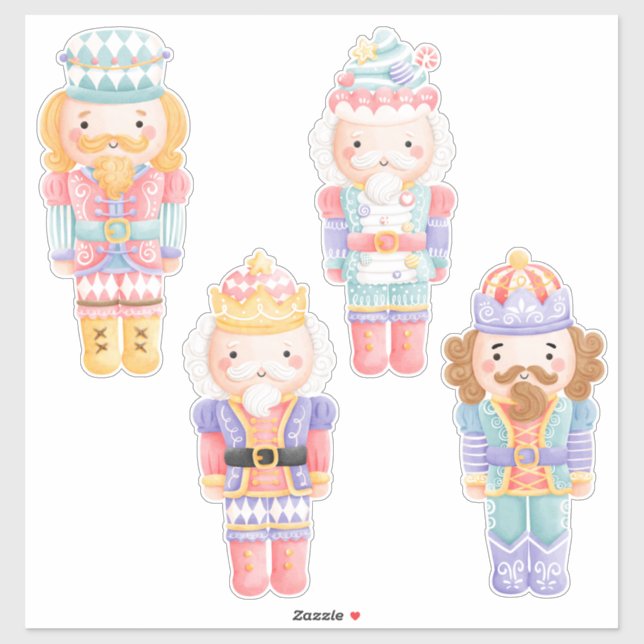 Nutcracker Ballet Characters Sticker (Sheet)
