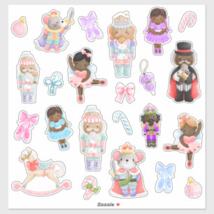 Nutcracker Ballet Characters Sticker