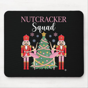 Nutcracker Ballet Christmas Ballerina Nk Dance Squ Mouse Pad