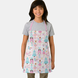 Nutcracker Ballet Christmas Girl Holiday Kids Apron