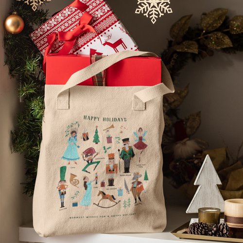 Nutcracker ballet Christmas holiday bag