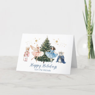 Nutcracker Ballet Christmas Holiday Card