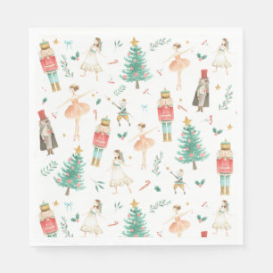 Nutcracker Ballet Christmas Images Napkins