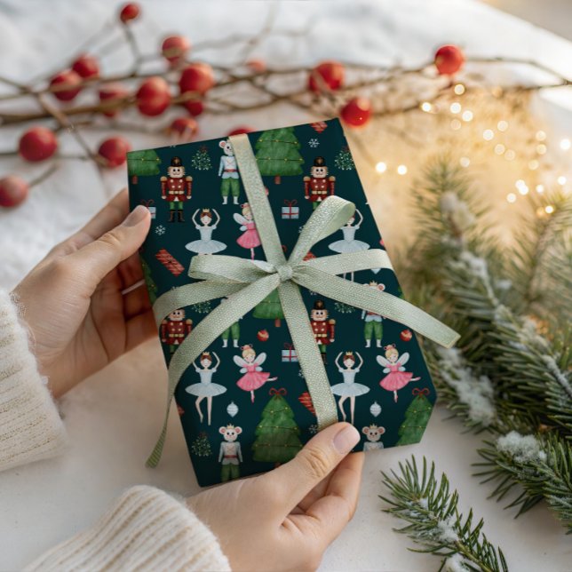Nutcracker Ballet Christmas Wrapping Paper (Creator Uploaded)