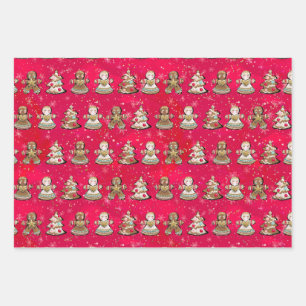 Nutcracker Ballet Christmas Wrapping Paper Sheets