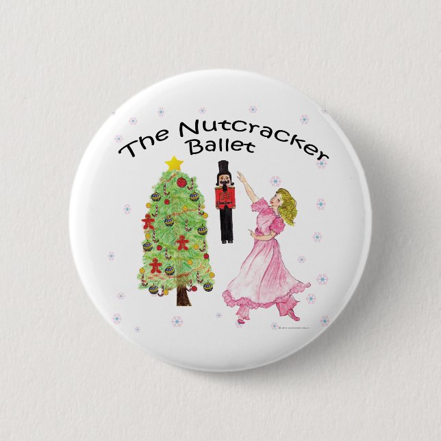 Nutcracker Ballet Classic 09 Pinback Button (Front)