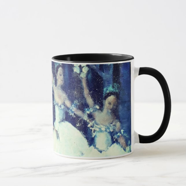 Nutcracker ballet : Dance of the Snowflakes Mug (Right)