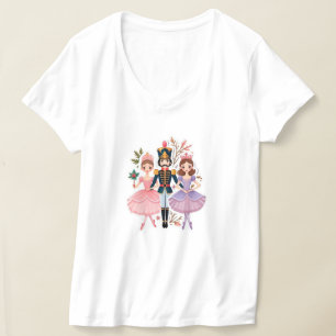Nutcracker Ballet Dream: Whimsical Christmas T-Shirt