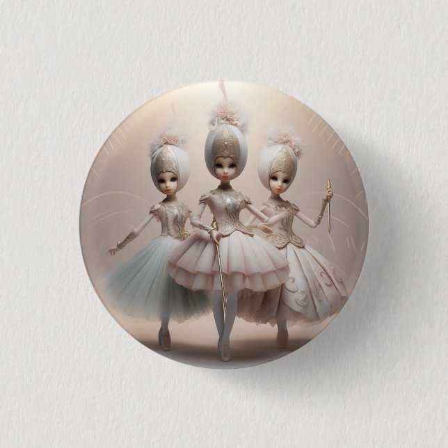 Nutcracker Ballet Fashion-Arab Dancers Button (Front)