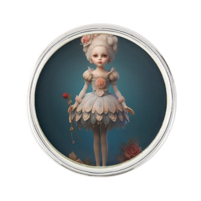 Nutcracker Ballet Fashion Dew Drop Fairy Lapel Pin (Front)