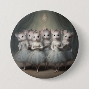 Nutcracker Ballet Fashion-Mice Button