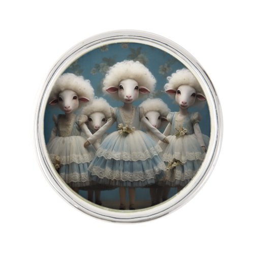 Nutcracker Ballet Fashion Sheep Lapel Pin