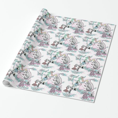 Nutcracker ballet gift wrap wrapping paper