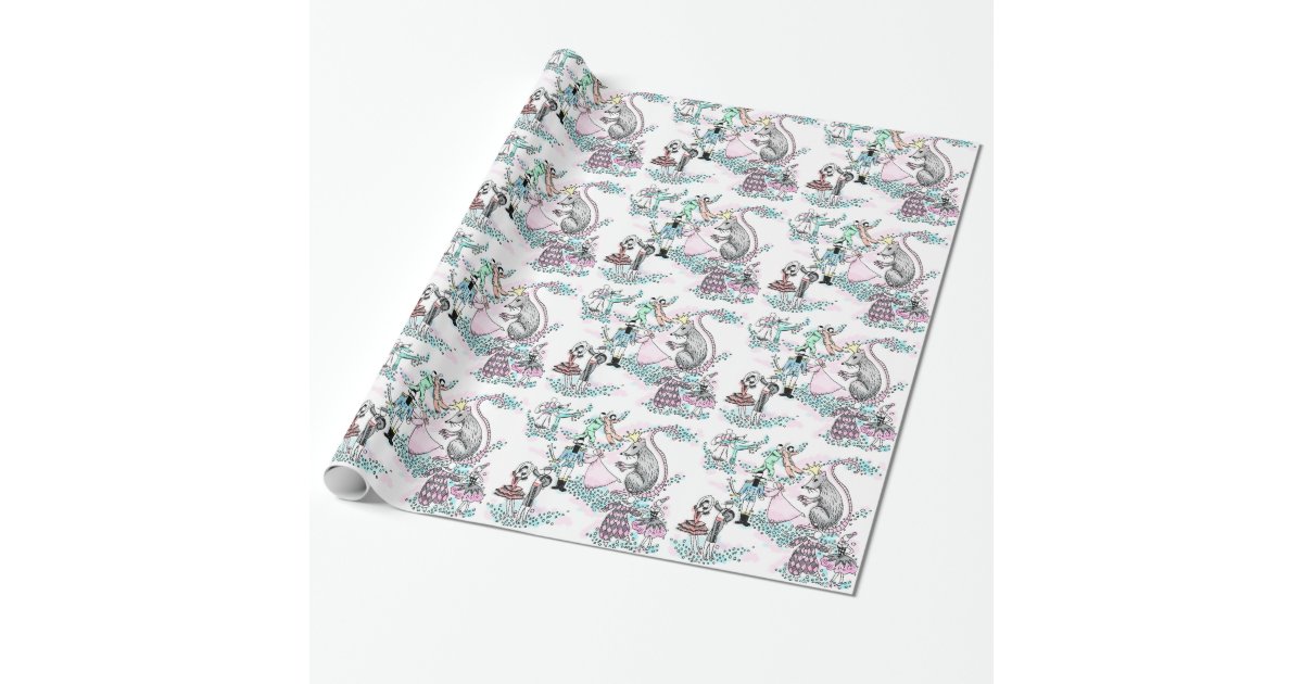 Nutcracker ballet gift wrap wrapping paper Zazzle