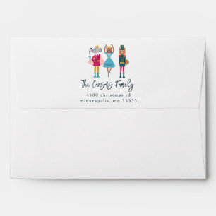 Nutcracker Ballet Green Envelope