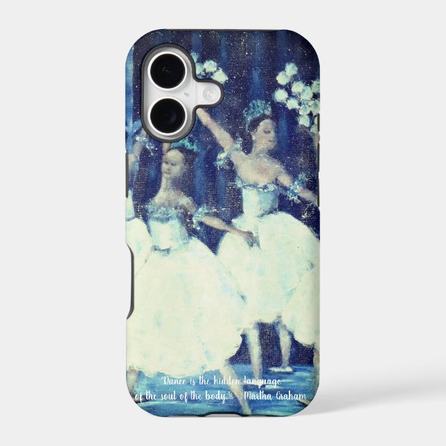 Nutcracker Ballet Inspirational Quote Iphone Case (Back)