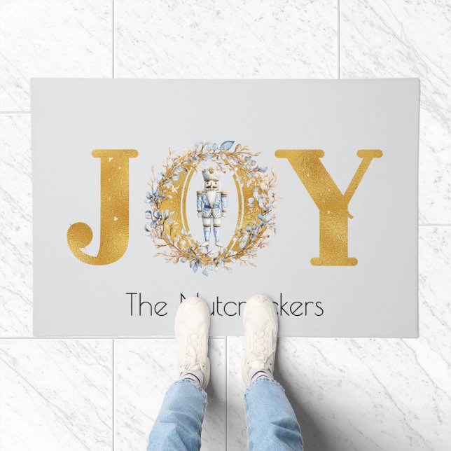Nutcracker Ballet Joy Christmas Doormat (Indoor)