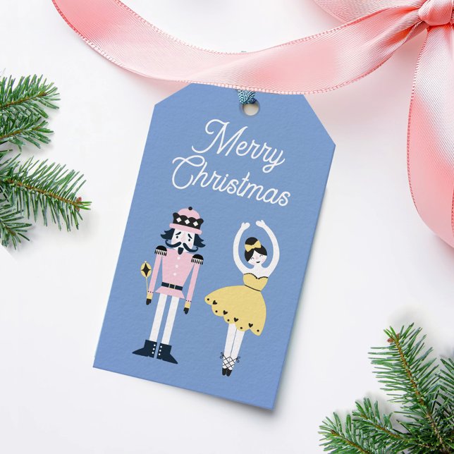 Nutcracker Ballet Merry Christmas Gift Tags (Creator Uploaded)