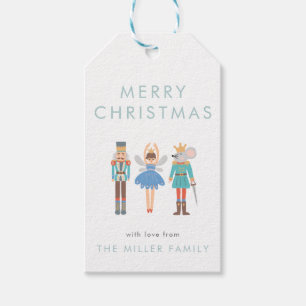 Nutcracker Ballet Minimal Modern Gift Tags