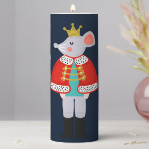 Nutcracker Ballet Mouse King Pillar Candle