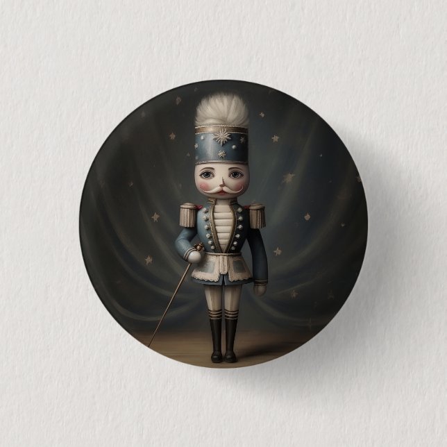  Nutcracker Ballet Nutcracker Button (Front)