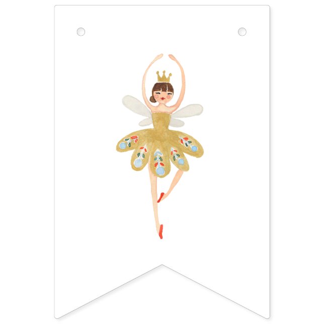 Nutcracker Ballet Party Banner - Bunting (First Flag)