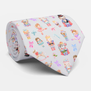 Nutcracker Ballet Pattern Neck Tie