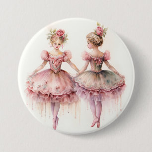 Nutcracker Ballet, Rosebuds Button