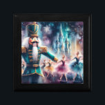 Nutcracker Ballet Watercolor Christmas Ballerina Gift Box<br><div class="desc">Nutcracker Ballet Watercolor Christmas Ballerina Festive Holiday Gift Box features a traditional Christmas ballet with a ballerina and nutcracker. Perfect for Christmas gifts,  Christmas decor and holiday parties and more. Created by Evco Studio www.zazzle.com/store/evcostudio</div>