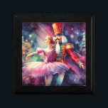 Nutcracker Ballet Watercolor Christmas Ballerina Gift Box<br><div class="desc">Nutcracker Ballet Watercolor Christmas Ballerina Festive Holiday Gift Box features a traditional Christmas ballet with a ballerina and nutcracker. Perfect for Christmas gifts,  Christmas favors,  holiday parties and more. Created by Evco Studio www.zazzle.com/store/evcostudio</div>