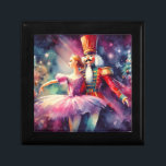 Nutcracker Ballet Watercolor Christmas Ballerina Gift Box<br><div class="desc">Nutcracker Ballet Watercolor Christmas Ballerina Festive Holiday Gift Box features a traditional Christmas ballet with a ballerina and nutcracker. Perfect for Christmas gifts,  Christmas favors,  holiday parties and more. Created by Evco Studio www.zazzle.com/store/evcostudio</div>