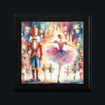Nutcracker Ballet Watercolor Christmas Ballerina Gift Box<br><div class="desc">Nutcracker Ballet Watercolor Christmas Ballerina Festive Holiday Gift Box features a traditional Christmas ballet with a ballerina and nutcracker. Perfect for Christmas gifts,  Christmas favors and more. Created by Evco Studio www.zazzle.com/store/evcostudio</div>