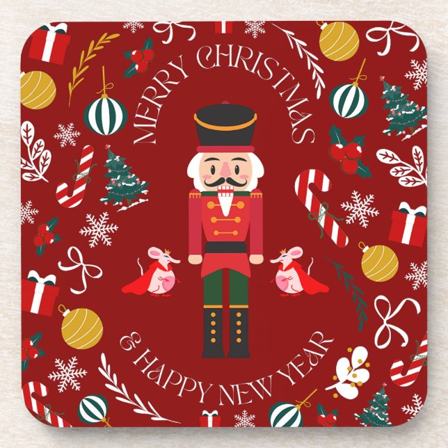 Nutcracker Beverage Coaster (Front)