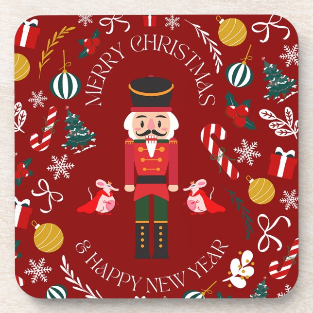 Nutcracker Beverage Coaster (Front)