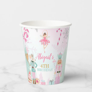 Nutcracker Birthday Christmas Sugar Plum Sweets Paper Cups