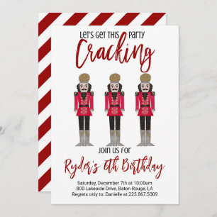 Nutcracker Birthday  Invitation