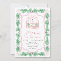 Nutcracker Birthday Invitation, Sugar Plum Princes