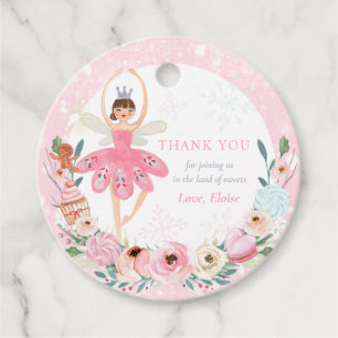 Nutcracker Birthday Land Of Sweet Birthday Party Favor Tags