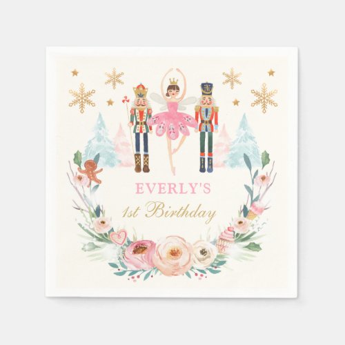 Nutcracker Birthday Land Of Sweet Birthday Party Napkins