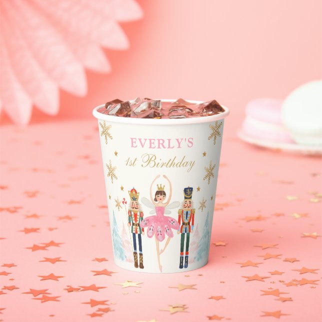 Nutcracker Birthday Land Of Sweet Birthday Party Paper Cups (Insitu)