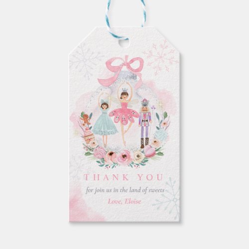 Nutcracker Birthday Land Of Sweet Party Favor Gift Tags