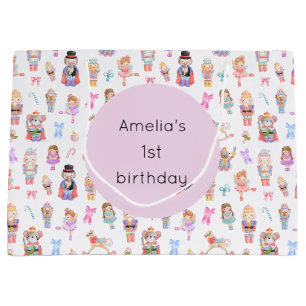 Nutcracker Birthday Large Gift Bag