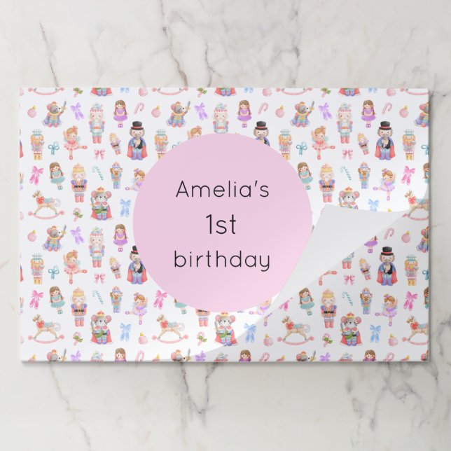 Nutcracker Birthday Paper Pad (Folded)
