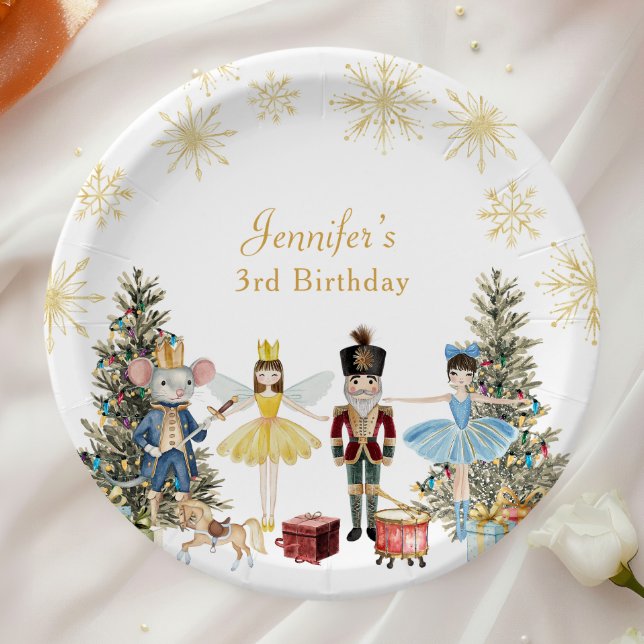 Nutcracker Birthday Party  Paper Plates (Creator Uploaded)
