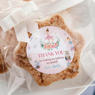 Nutcracker Birthday Party Thank You Favor Tags