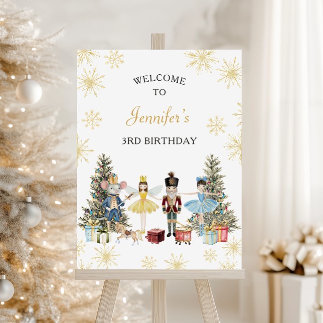 Nutcracker Birthday Party Welcome Foam Board (Creator Uploaded)
