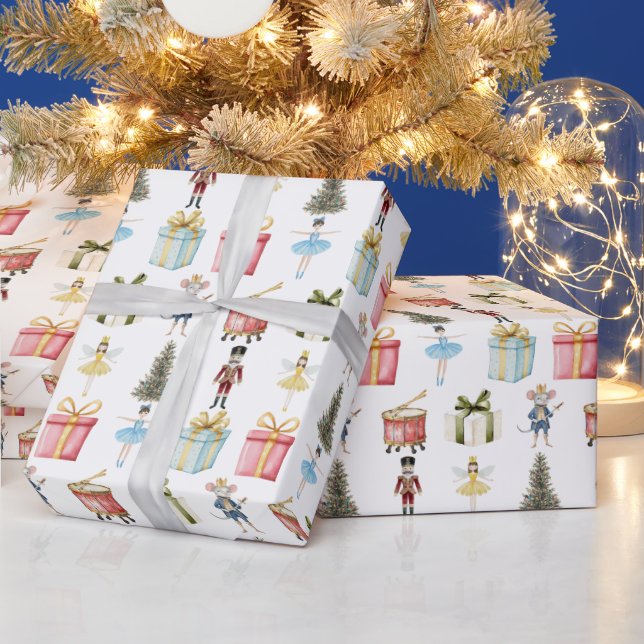Nutcracker Birthday Party Wrapping Paper (Holidays)