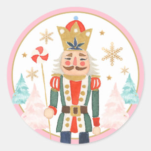 Nutcracker Birthday Sugar Plum Fairy Land Of Sweet Classic Round Sticker