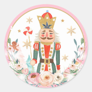 Nutcracker Birthday Sugar Plum Fairy Land Of Sweet Classic Round Sticker