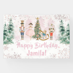 Nutcracker Birthday Sugar Plum Party Banner
